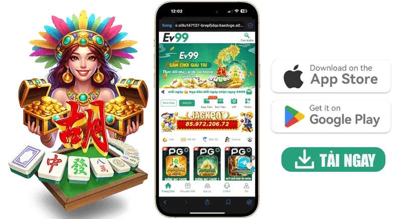 Giao diện người dùng thân thiện của ev88 apk trên thiết bị di động