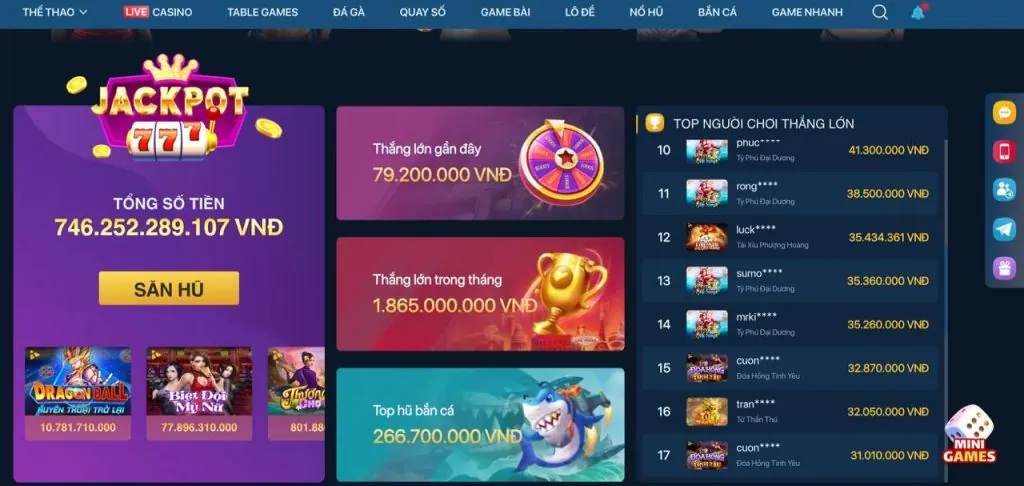 Đa dạng trò chơi ev88 apk